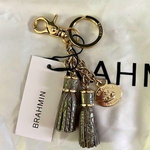 Brahmin Tassel Key Ring Hemlock Melbourne